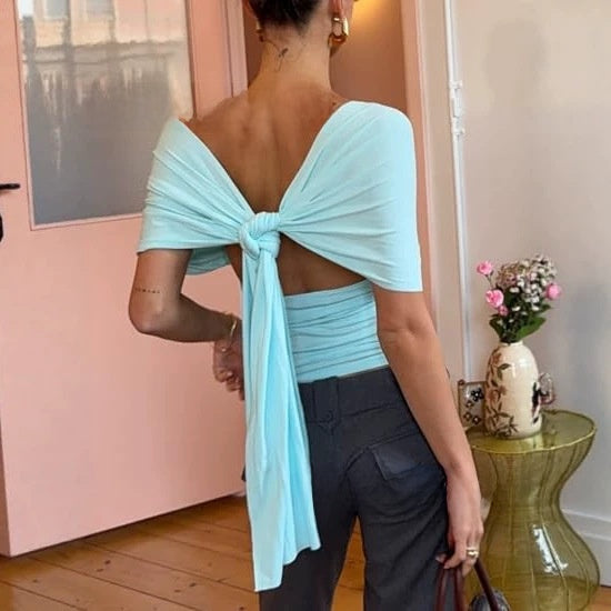 Womens Waist Cinching Sleeveless Shirt