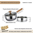 Pure titanium pan-18 with lid steamer