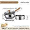 Pure titanium pan-18 with lid steamer