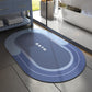 Flat quick dry bath mat laid on a clean studio background showing its tone