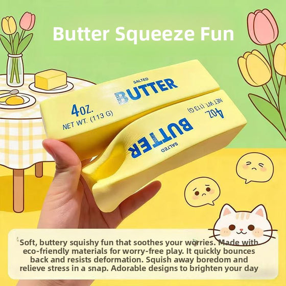 Butter Stick Squishy Toy in Slow Rebound PU, 11, 14 or 24 cm