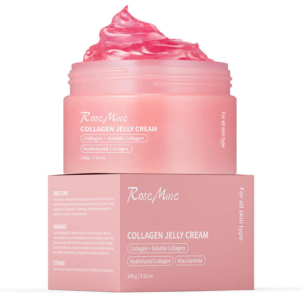 Collagen jelly cream | top down arrangement layout
