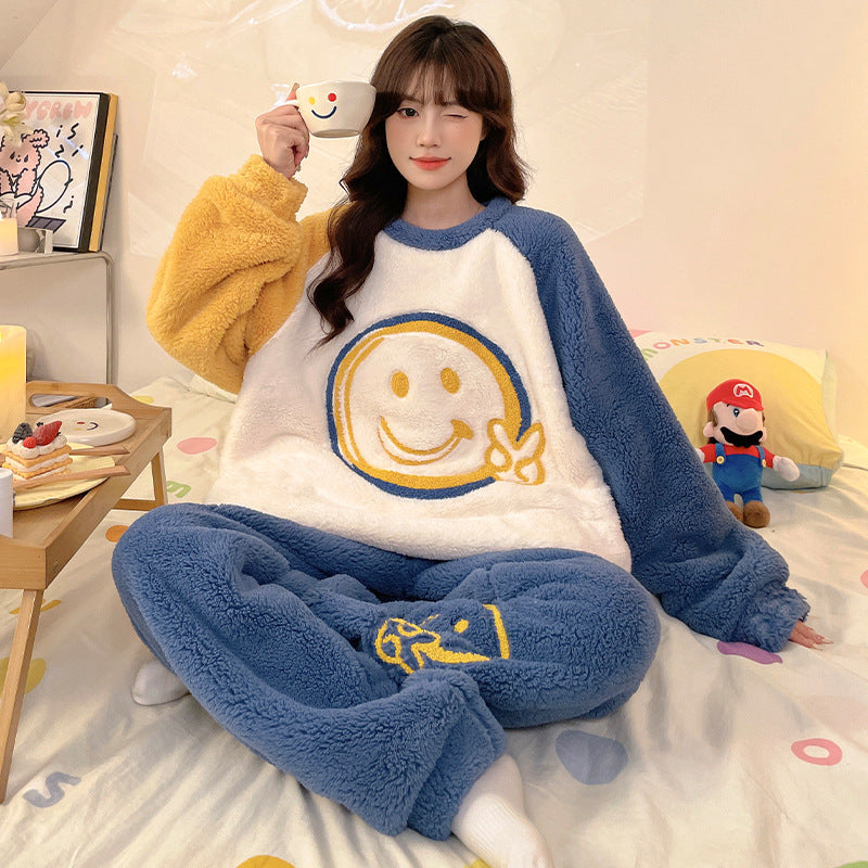 Coral Velvet Pajamas