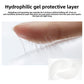 Macro close up of the hydrogel texture on the under-eye gel patch surface