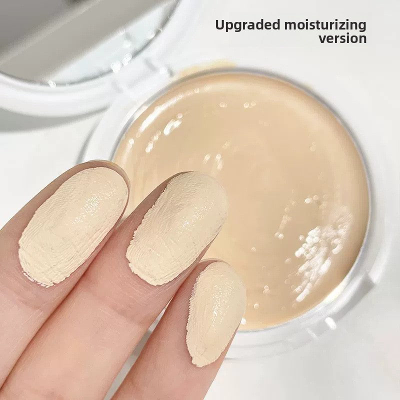 Dewier moisturizing version of the Gellas cream highlighter in its pan