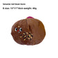 Assorted plush squeaky pet toy shape in soft corn velvet, made for supervised dog play