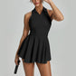 Athletic Tennis Dress with Built-in Shorts
