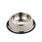 Stainless Steel Pet Food Bowl with Anti Slip Base