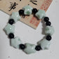 Handmade Ceramic Beads Strand | secondary detail close up