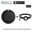 F08 Black + Cat Bell Collar Case