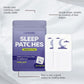 White moon printed adhesive sleep patch shown close up, melatonin free