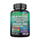 Sea moss and shilajit capsules bottle packed in a bag for travel and daily routine