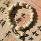Handmade Ceramic Beads Strand | product flat lay overview