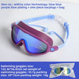 Blue Purple Blue+Integrated Earplug+Bag