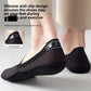 Cotton sole and anti slip heel grip detail of the invisible mesh boat sock
