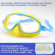 BlueYellowTransparent+Small Nose Pad+Box