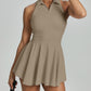 Athletic Tennis Dress with Built-in Shorts