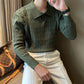 Mens Long Sleeve Polo Knit Sweater