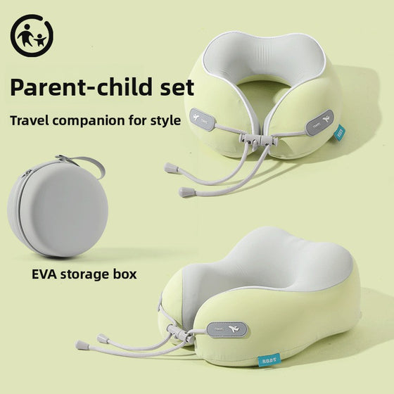 Memory Foam U-Shaped Travel Neck Pillow for Adults and Children