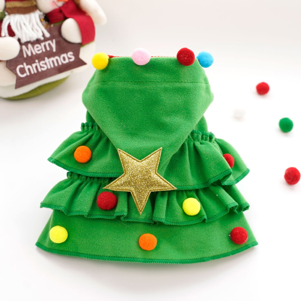 Christmas Pet Cape Clothing