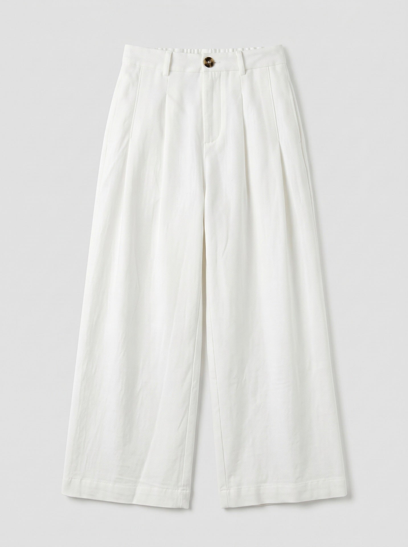 Tencel Cotton Wide Leg Pants