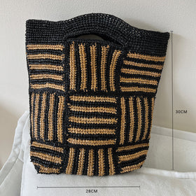 Raffia Hand-Woven Tote Bag
