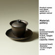 No. 2 covered bowl sancai