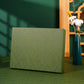 Green damask gift box with Heaven and Earth lid, no bow, model #12, inner 36x27x4.5 cm