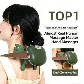 Four Finger Heated Neck and Shoulder Massager