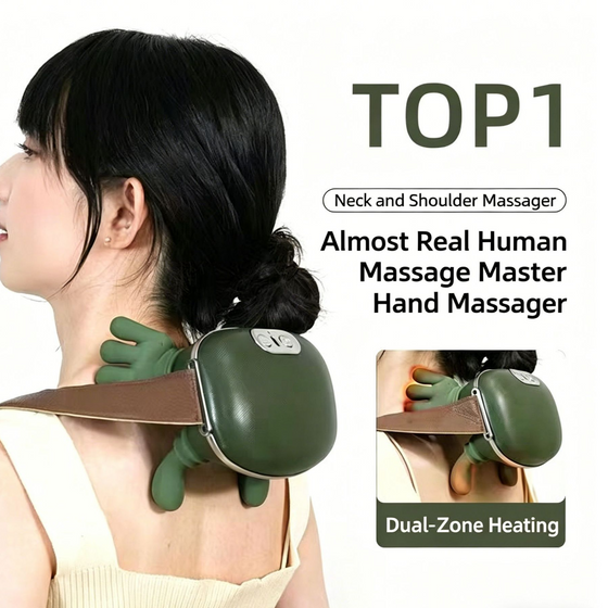 Four Finger Heated Neck and Shoulder Massager