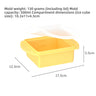1 rows Ice Tray Yellow