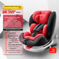 Child car seat in use during a daily routine fitted in the car