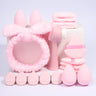 17pcs Pink Makeup Tools