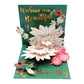 3D Pop-Up Greeting Card with Laser Engraving