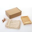Soap Tray 1pc + Cotton Soap Bag 5pcs