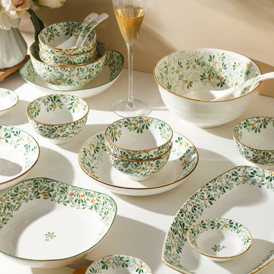 Japanese Style Ceramic Bowls and Plates, Sold by the Piece