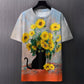 Men S Digital Print T Shirt Streetwear Casual Top