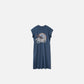 Casual Cotton Animal Print Dress