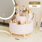 Rotatable Makeup Brush Organizer with Dustproof Cover