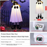 High-Heel Female Ghost Hanging Lamp