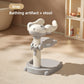 Detail of the ABS finish and colour tone on the baby bath support frame