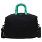 Padded top handles wrapped together on the Oxford travel duffel bag