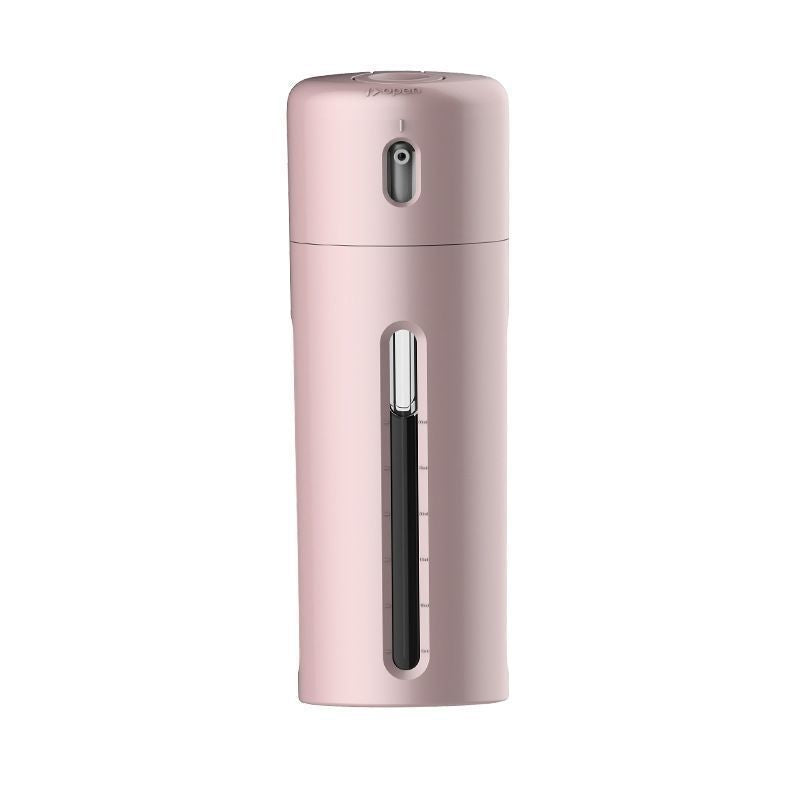 Four in one refillable travel bottle set with press pump dispensers