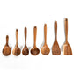 Teak Wood Seven-Piece Kitchen Utensil Set