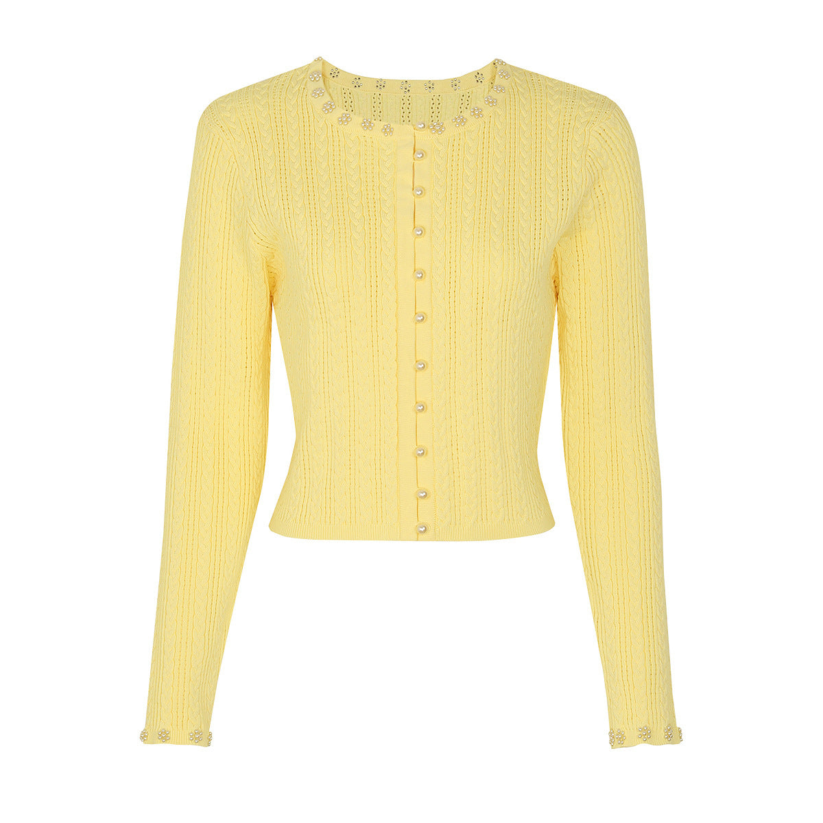 Elegant Knitted Women's Top and Dress Set | third angle reference
