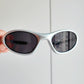 Retro Small Frame UV Protection Sunglasses | natural light styling shot