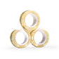 Magnetic fidget rings displayed in a bright color option