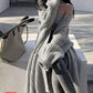 Over-the-knee sweater cardigan