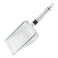 Stainless steel mesh litter scoop with tube handle and hanging loop on white, 2.8mm hole option image
