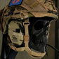 Skull helmet support